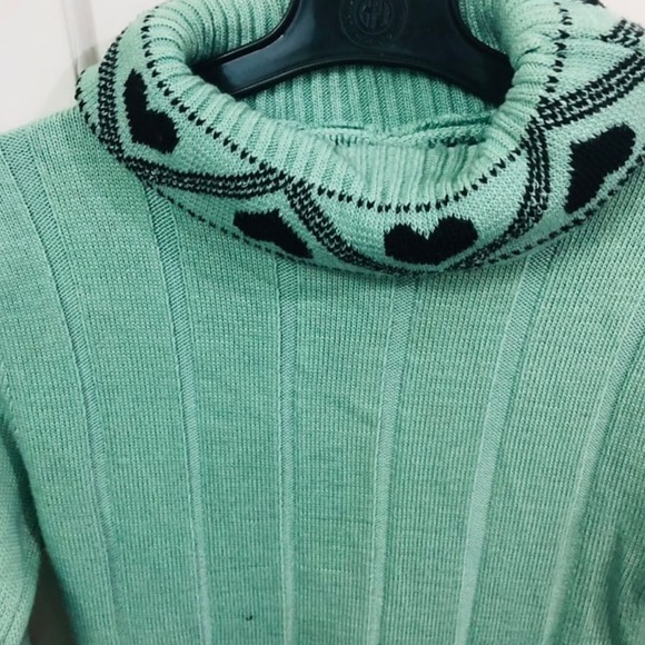 Green sweater dress - Picture 8 of 8